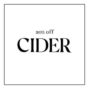 20% Off Cider